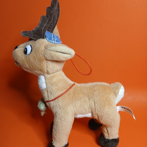 Vintage 1999 Stuffins Inc ,Rudolph the red nose reindeer stffed plush,lot of two - Picture 6 of 8